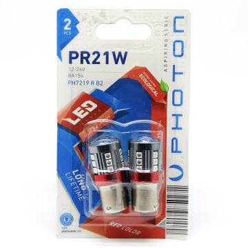 Photon P21W RED 93 PH7219 R B2